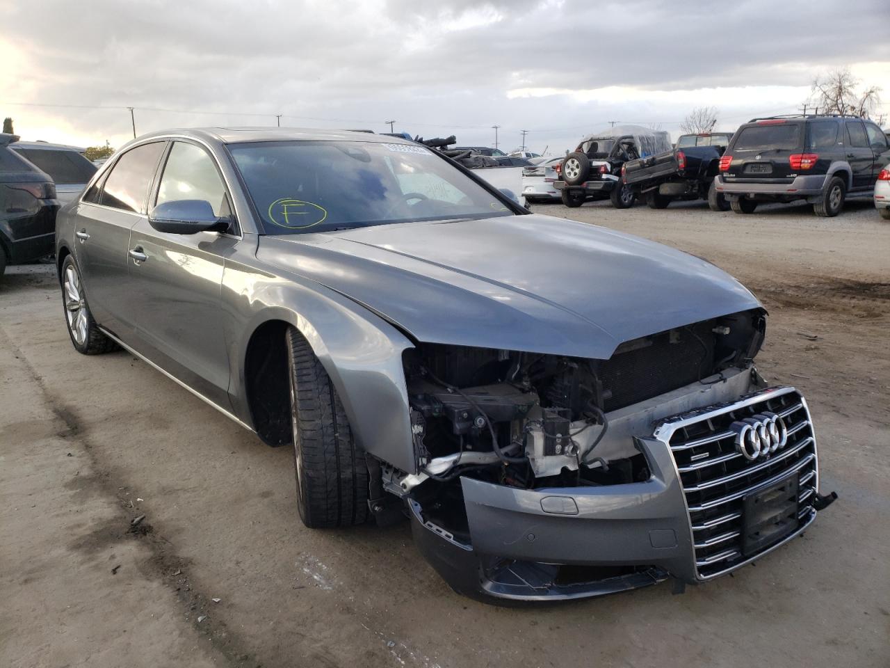 AUDI A8 L QUATT 2016 with VIN WAU34AFD4GN007898 - Photo from auction