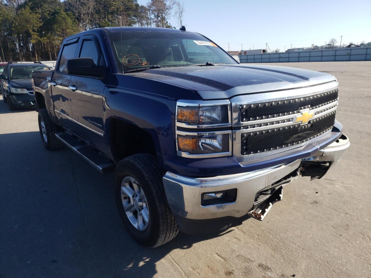CHEVROLET SILVERADO 2014 with VIN 3GCUKREC9EG348238 - Photo from auction