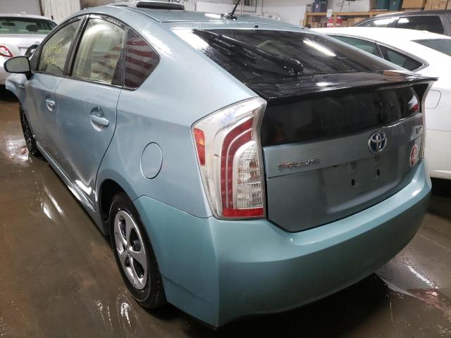 Photo 3 from auction – 2015 TOYOTA PRIUS with VIN JTDKN3DU5F1930097