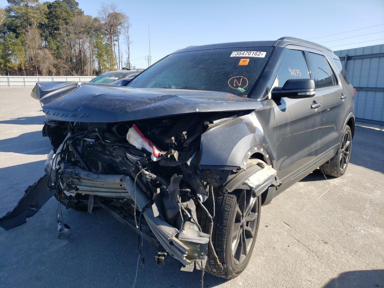 Photo 2 from auction – 2017 FORD EXPLORER X with VIN 1FM5K7D89HGB12402