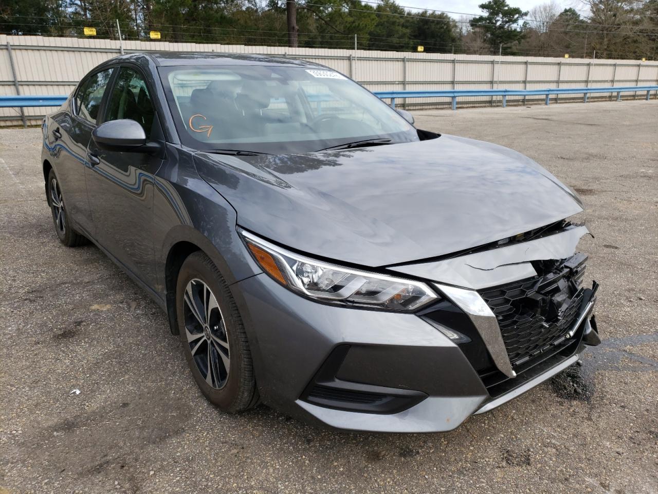 NISSAN SENTRA 2022 with VIN 3N1AB8CV9NY204087 - Photo from auction