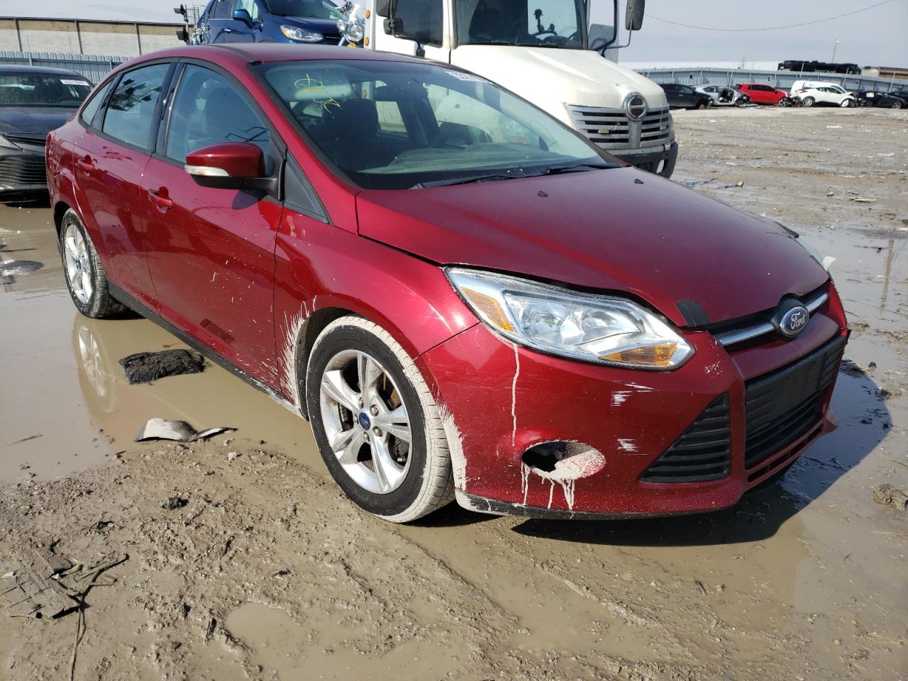 FORD FOCUS SE 2014 with VIN 1FADP3F28EL112564 - Photo from auction