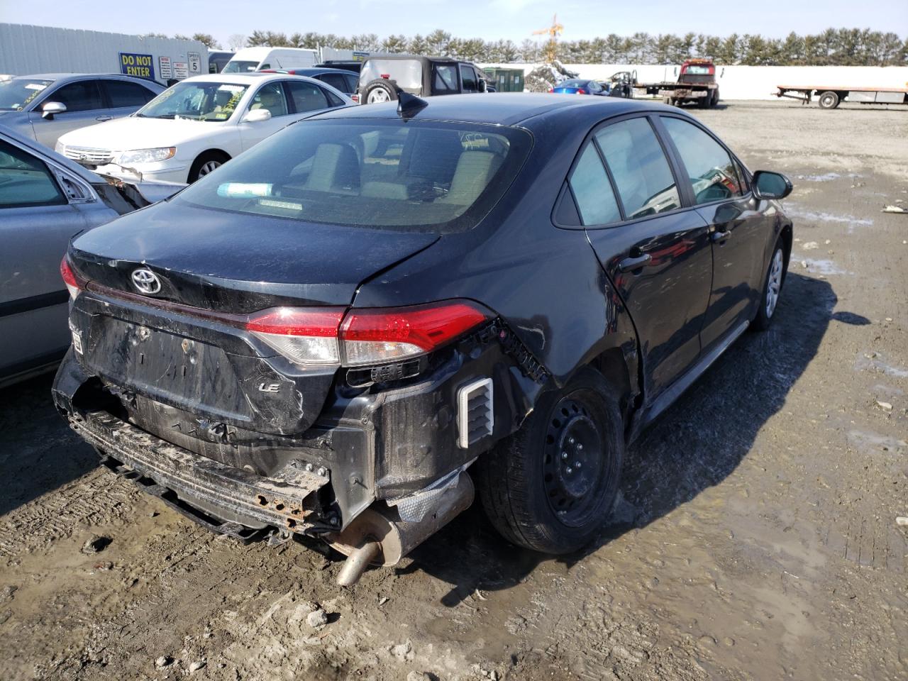 Photo 4 from auction – 2021 TOYOTA COROLLA LE with VIN JTDEPMAE6MJ137950