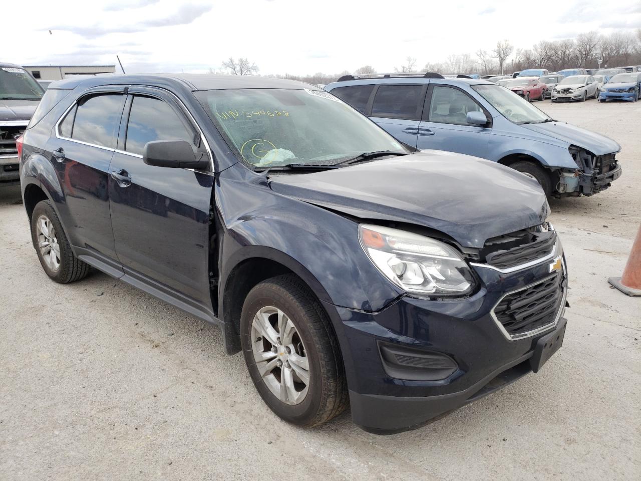 Photo 1 from auction – 2017 CHEVROLET EQUINOX LS with VIN 2GNALBEK8H1544688