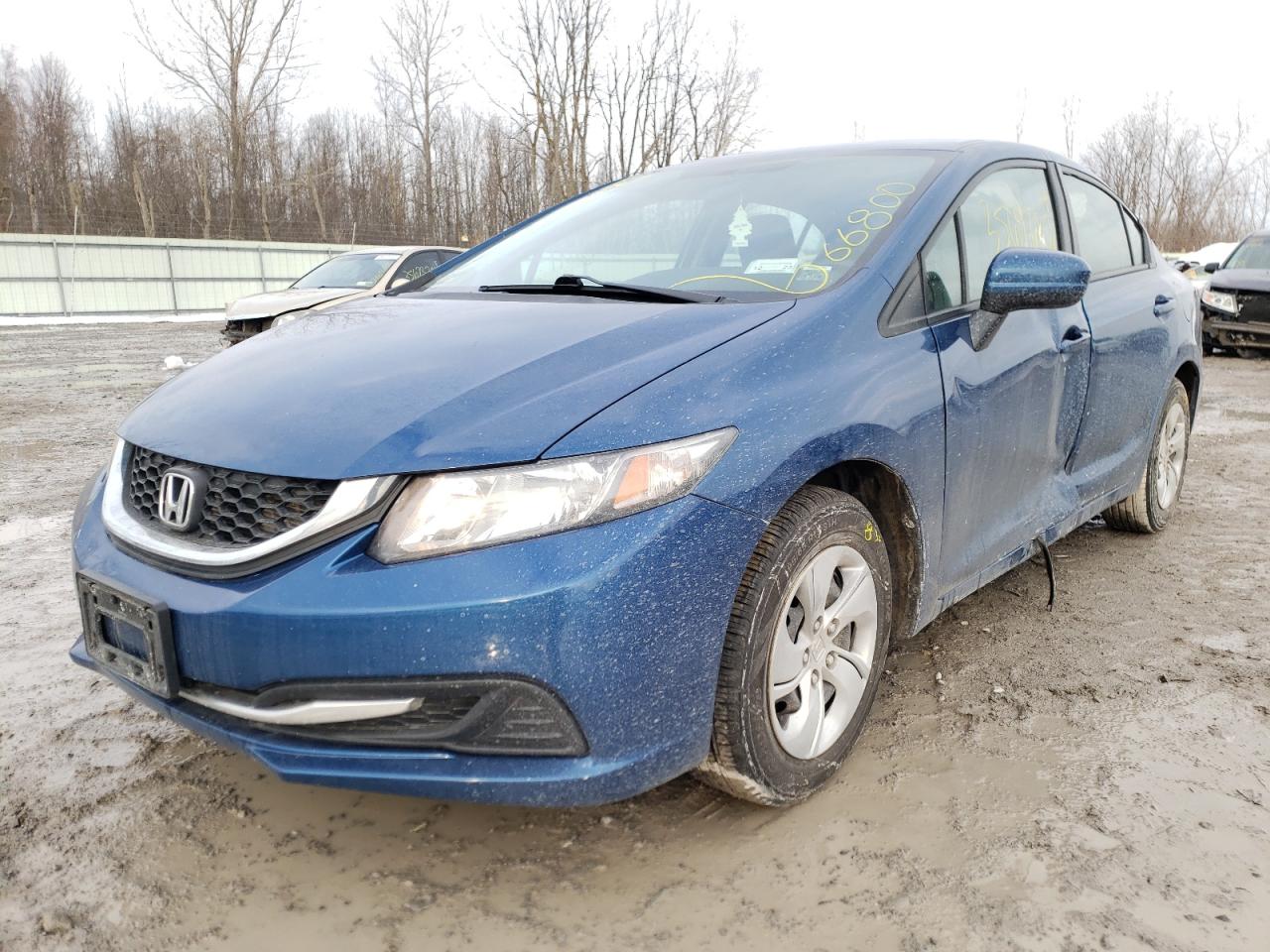 Photo 2 from auction – 2014 HONDA CIVIC LX with VIN 2HGFB2F55EH536501