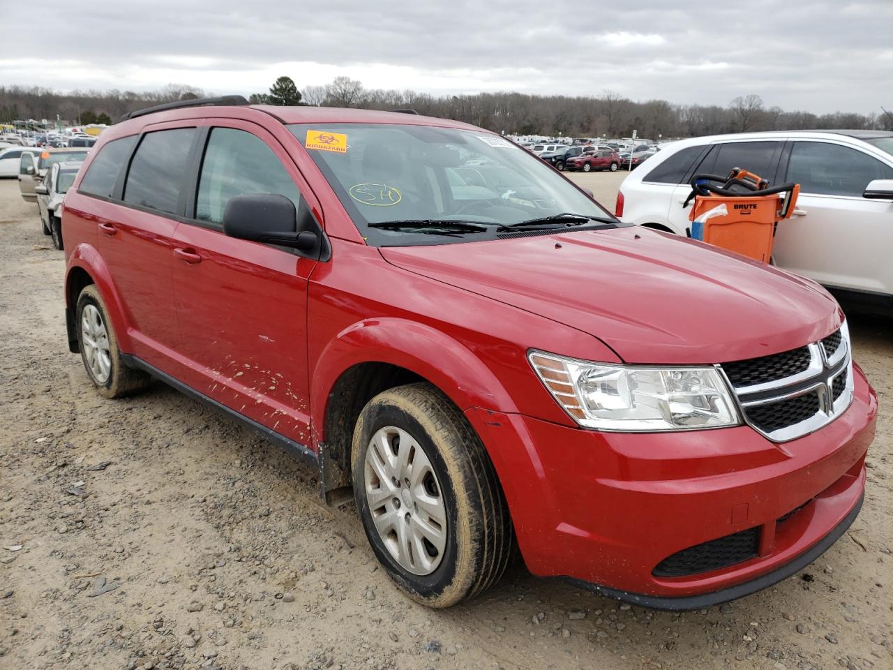 DODGE JOURNEY SE 2016 with VIN 3C4PDCAB3GT123714 - Photo from auction