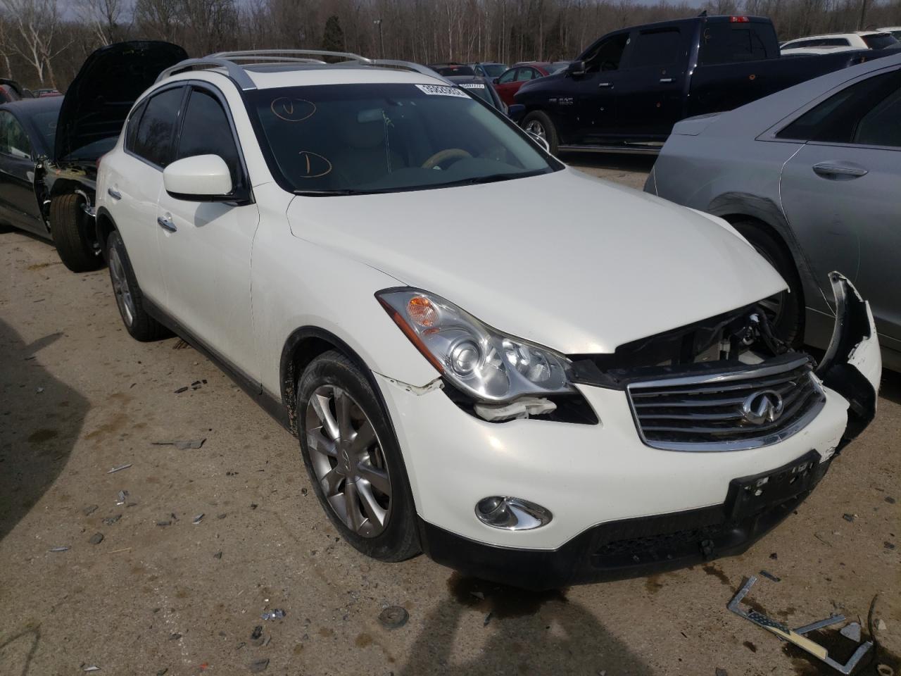 INFINITI EX35 BASE 2011 with VIN JN1AJ0HR5BM851827 - Photo from auction