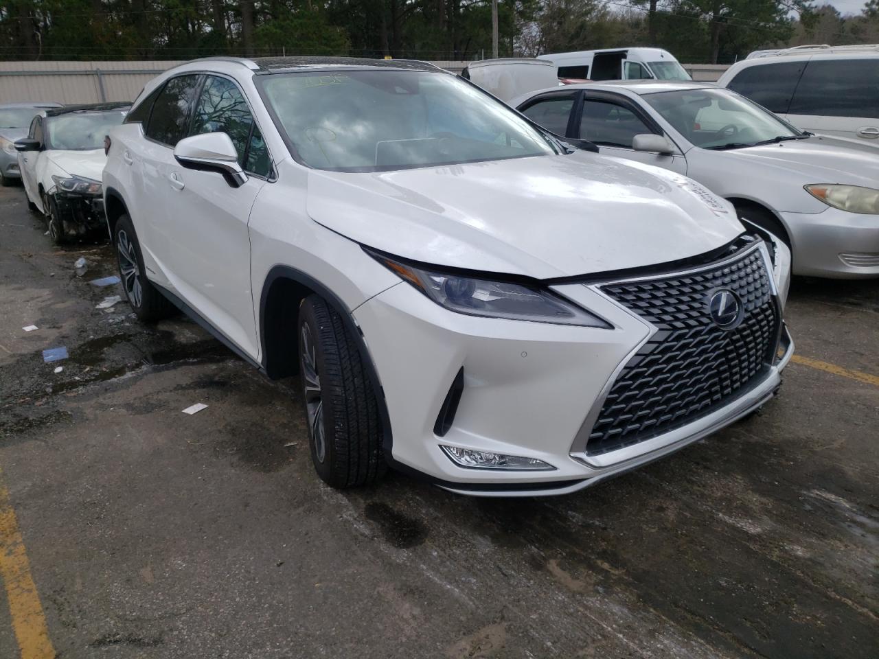 LEXUS RX 450H 2022 with VIN 2T2HGMDA1NC076425 - Photo from auction