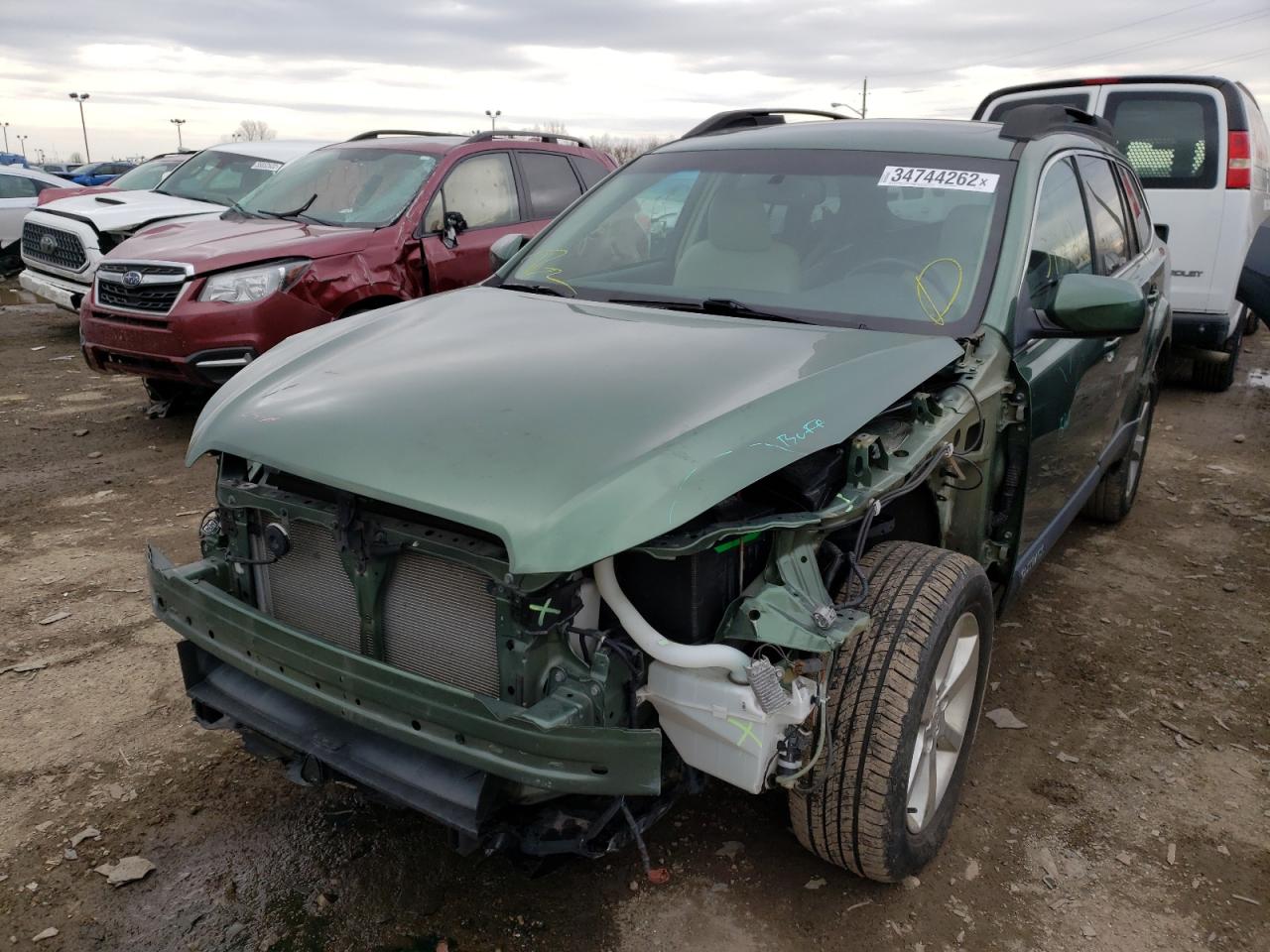 Photo 2 from auction – 2013 SUBARU OUTBACK 2. with VIN 4S4BRBKC7D3226327