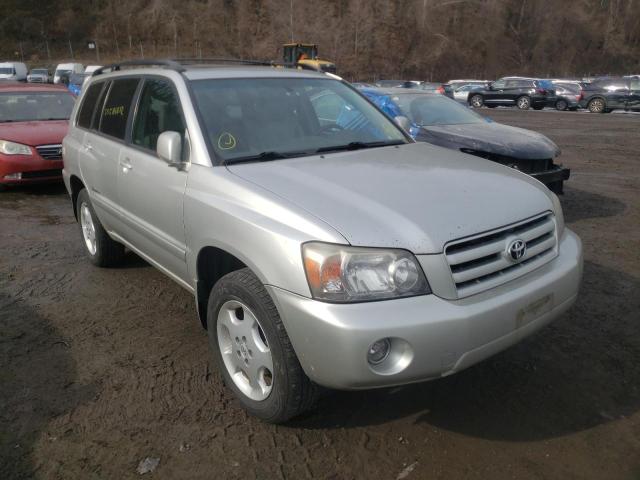 TOYOTA HIGHLANDER 2007 with VIN JTEEP21AX70225455 - Photo from auction