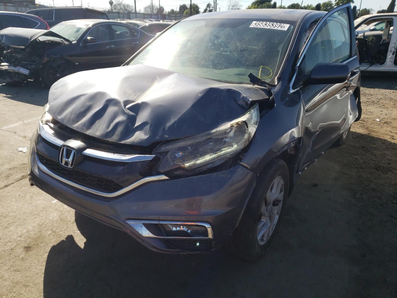 Photo 2 from auction – 2015 HONDA CR-V EX with VIN 3CZRM3H55FG711222