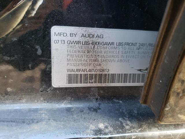 Photo 10 from auction – 2014 AUDI A4 PREMIUM with VIN WAUBFAFL4EN010813