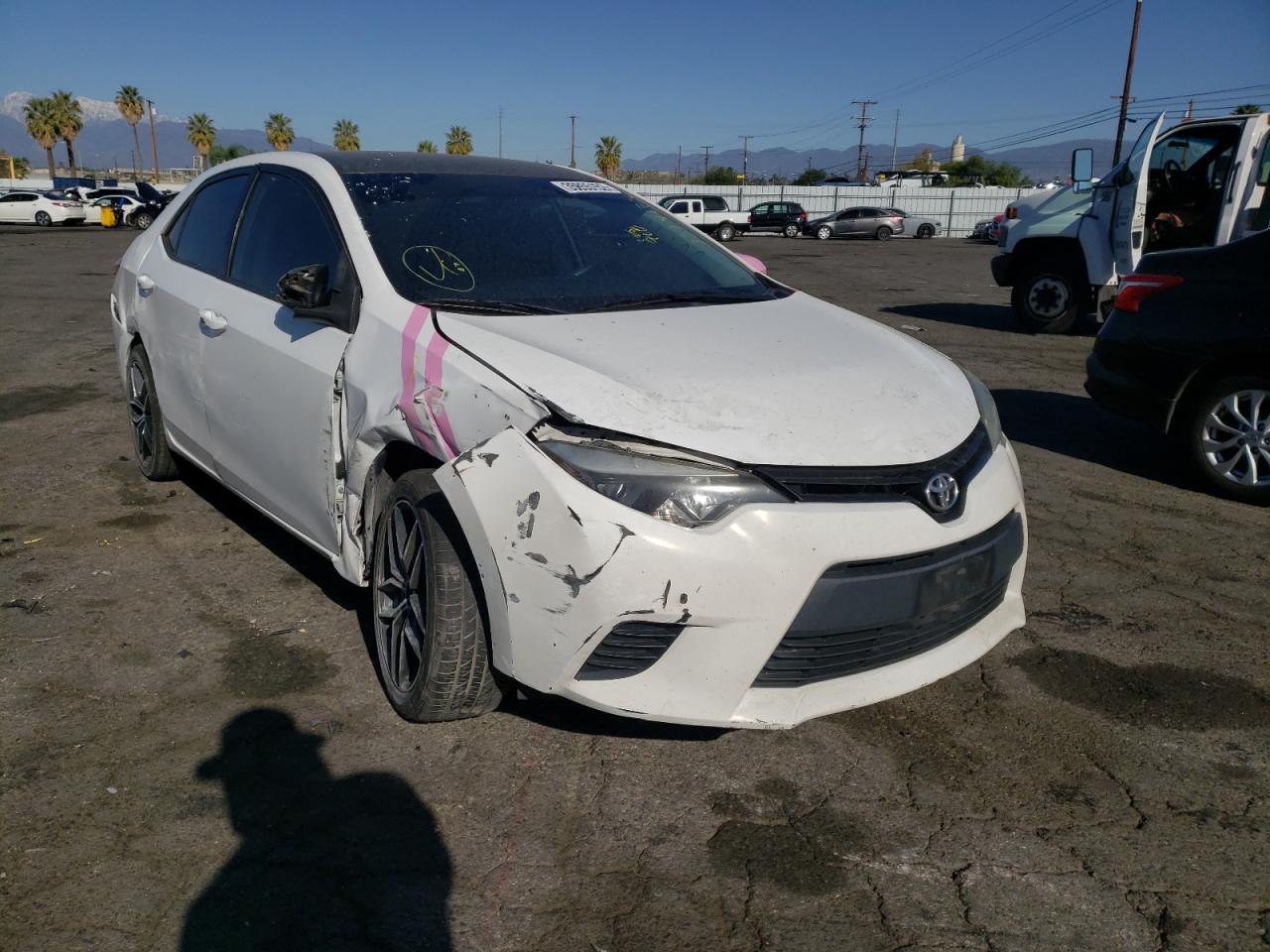 TOYOTA COROLLA L 2014 with VIN 2T1BURHE6EC185430 - Photo from auction