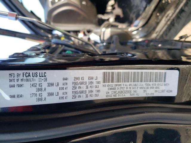 Photo 10 from auction – 2019 DODGE DURANGO SX with VIN 1C4RDJAG9KC625026