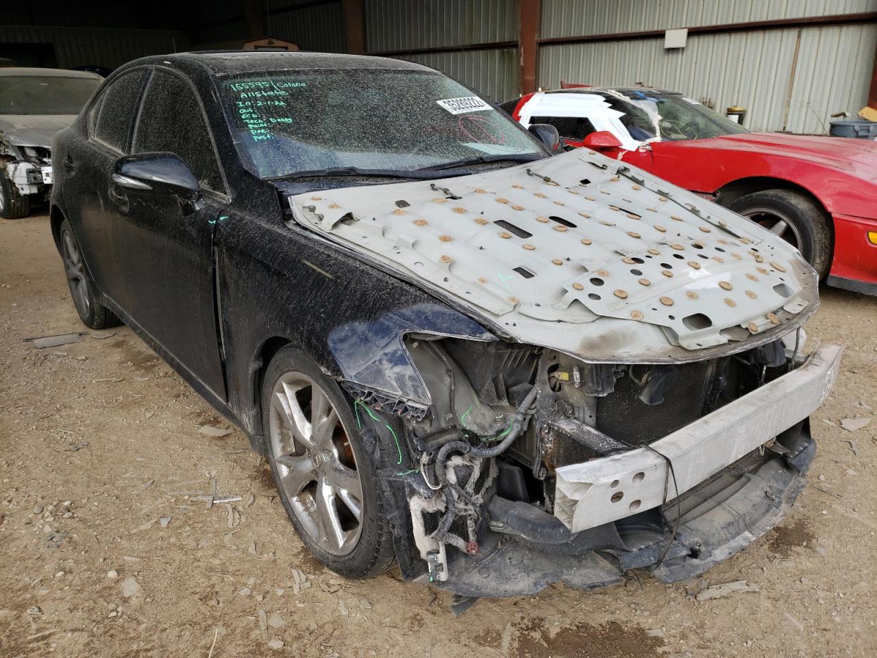 LEXUS IS 250 2010 with VIN JTHBF5C24A5114684 - Photo from auction