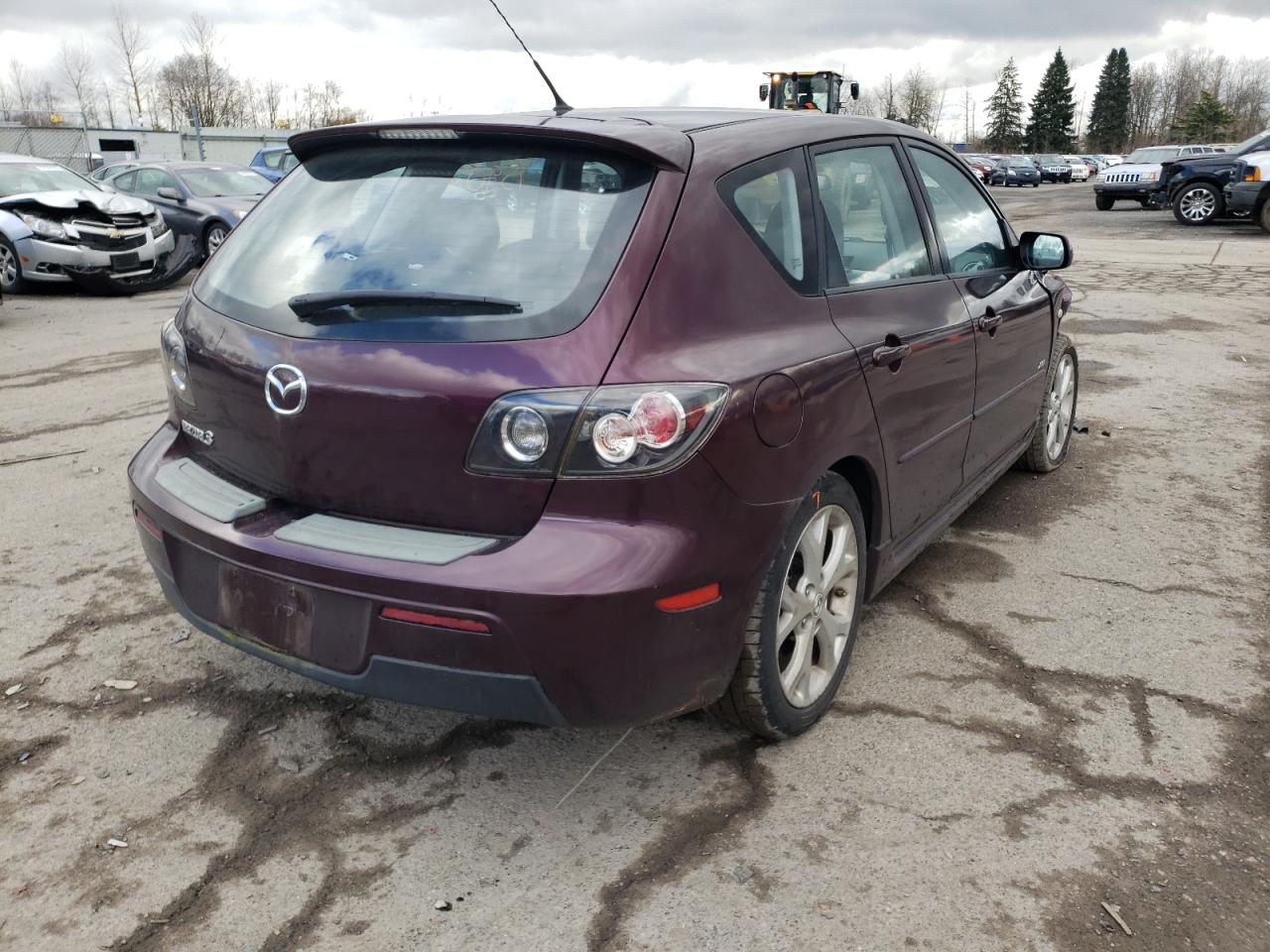 Photo 4 from auction – 2008 MAZDA 3 HATCHBAC with VIN JM1BK343181846605