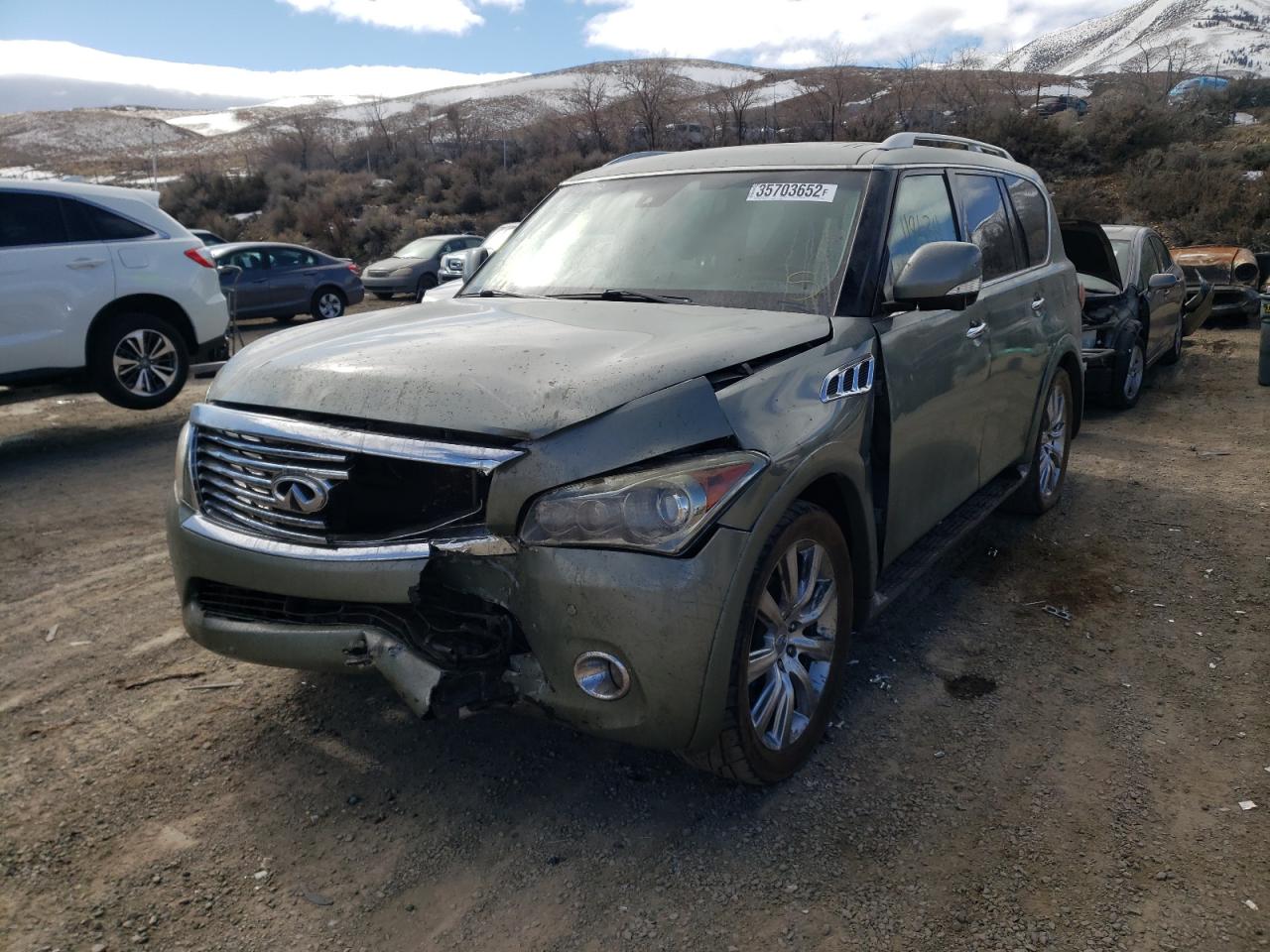 Photo 2 from auction – 2012 INFINITI QX56 with VIN JN8AZ2NE6C9019490