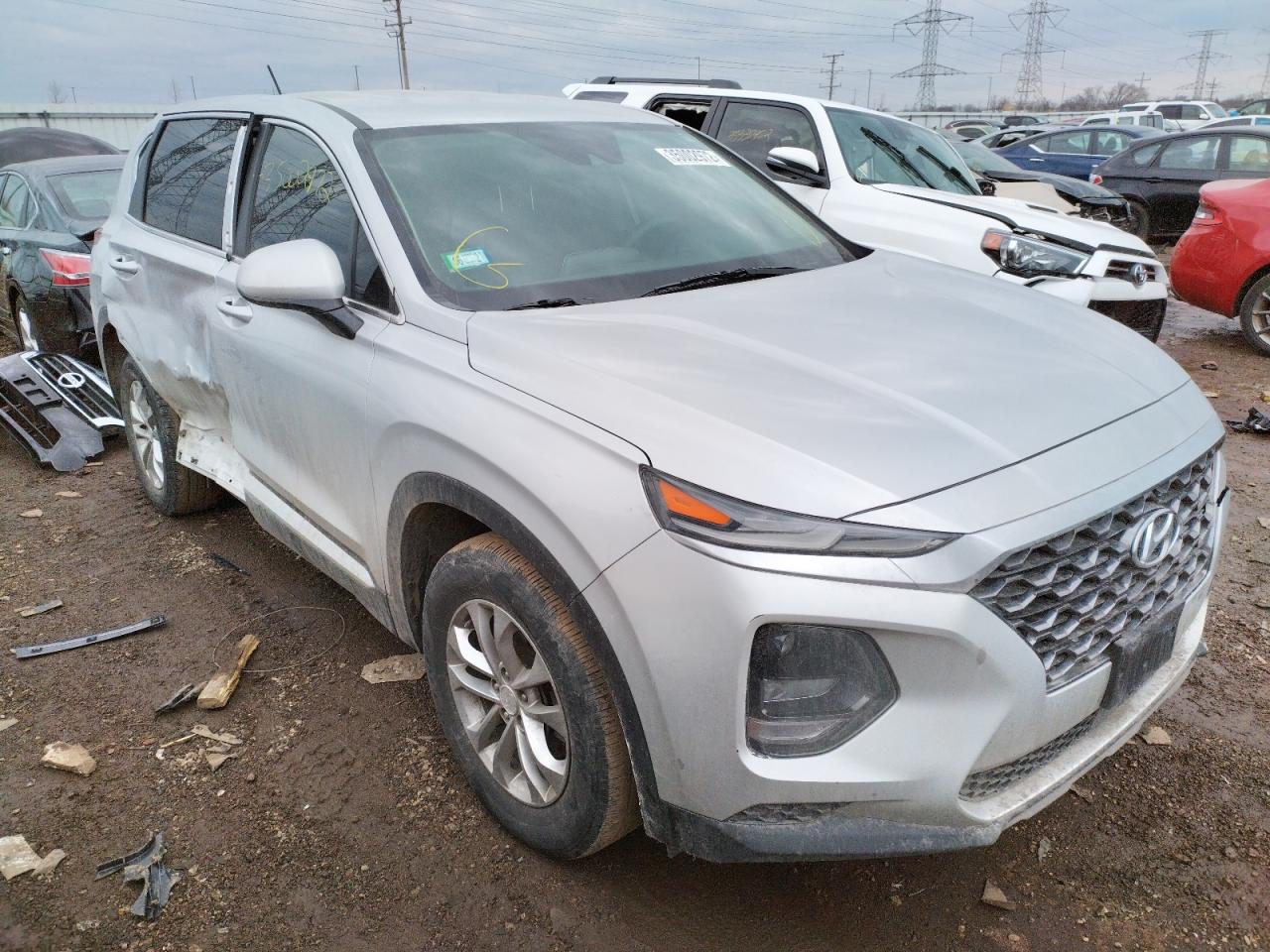 HYUNDAI SANTA FE S 2019 with VIN 5NMS23AD7KH090546 - Photo from auction