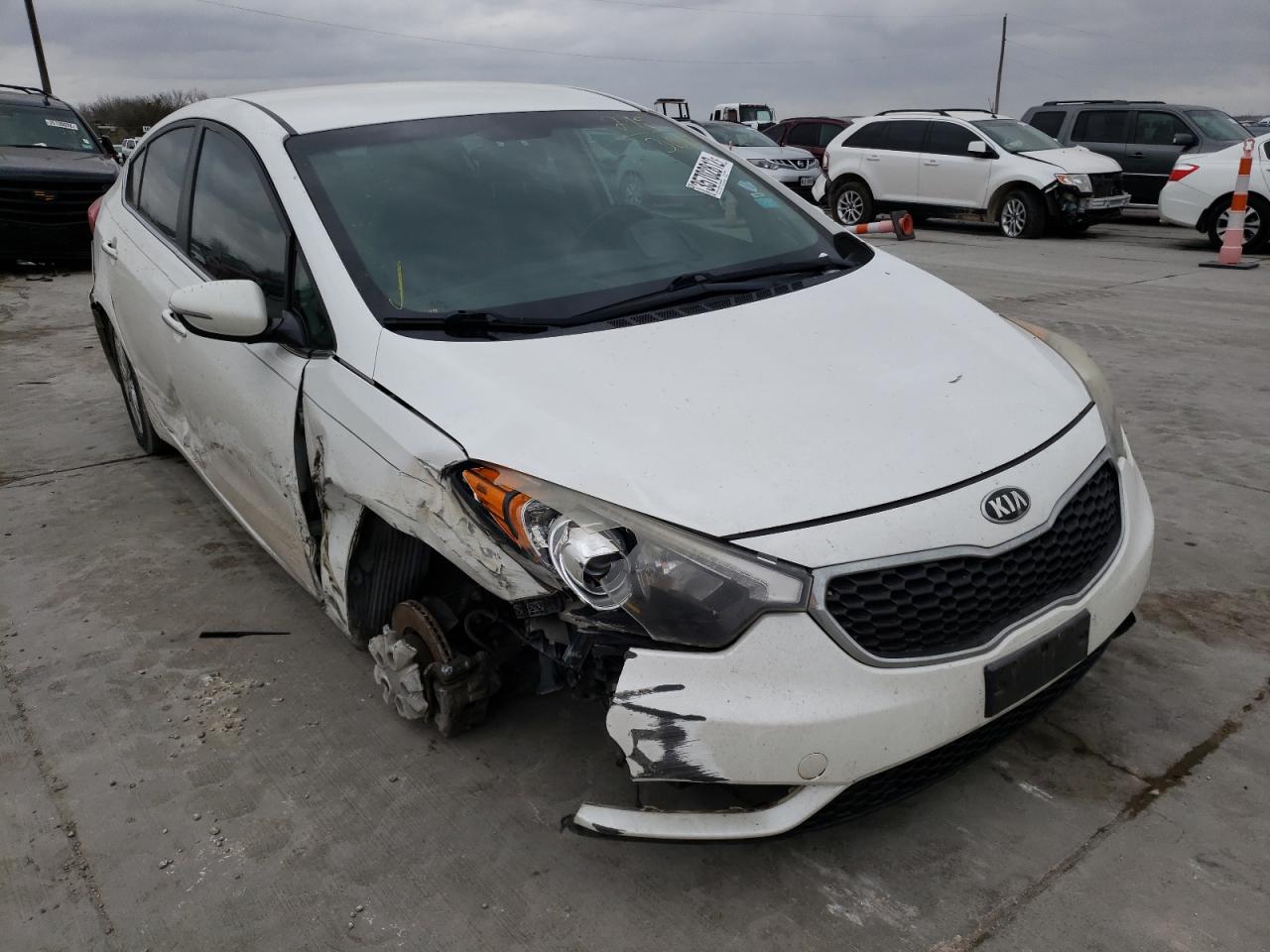 KIA FORTE EX 2015 с VIN KNAFX4A86F5280291 - Фото с аукциона