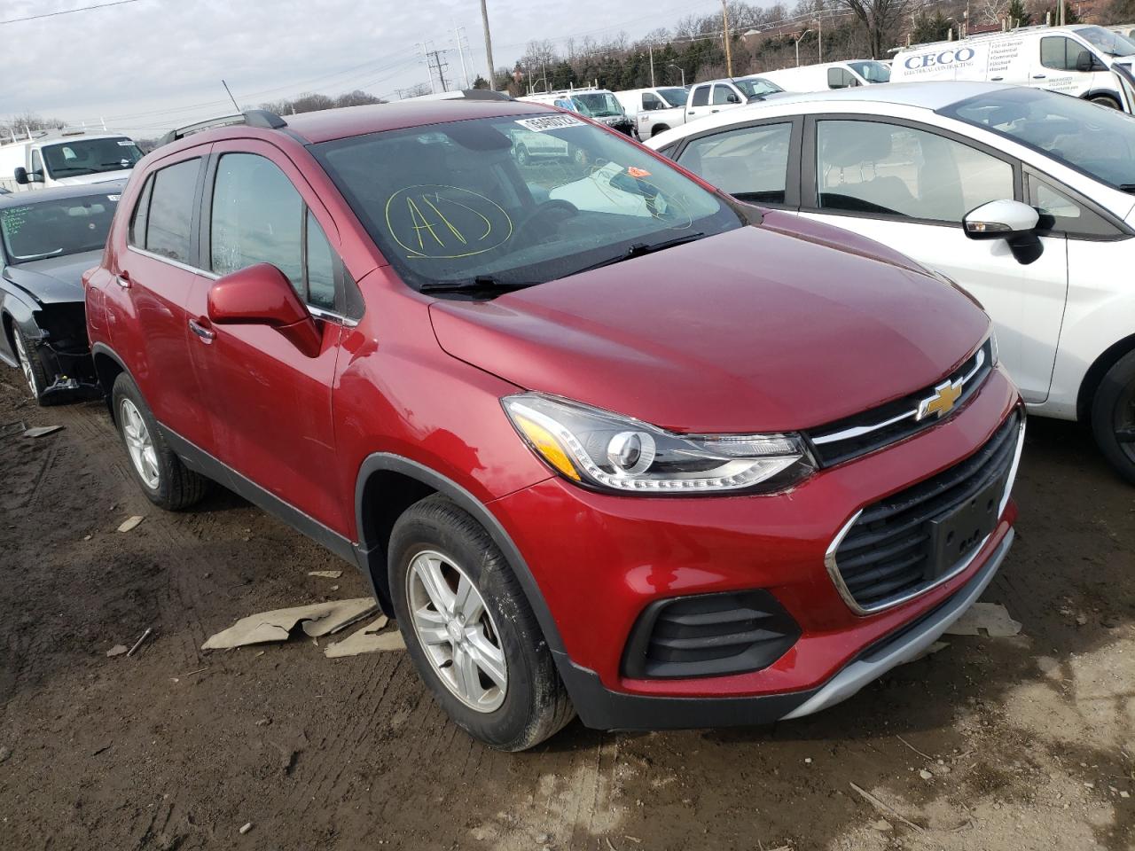 Photo 1 from auction – 2018 CHEVROLET TRAX 1LT with VIN 3GNCJPSB7JL220801