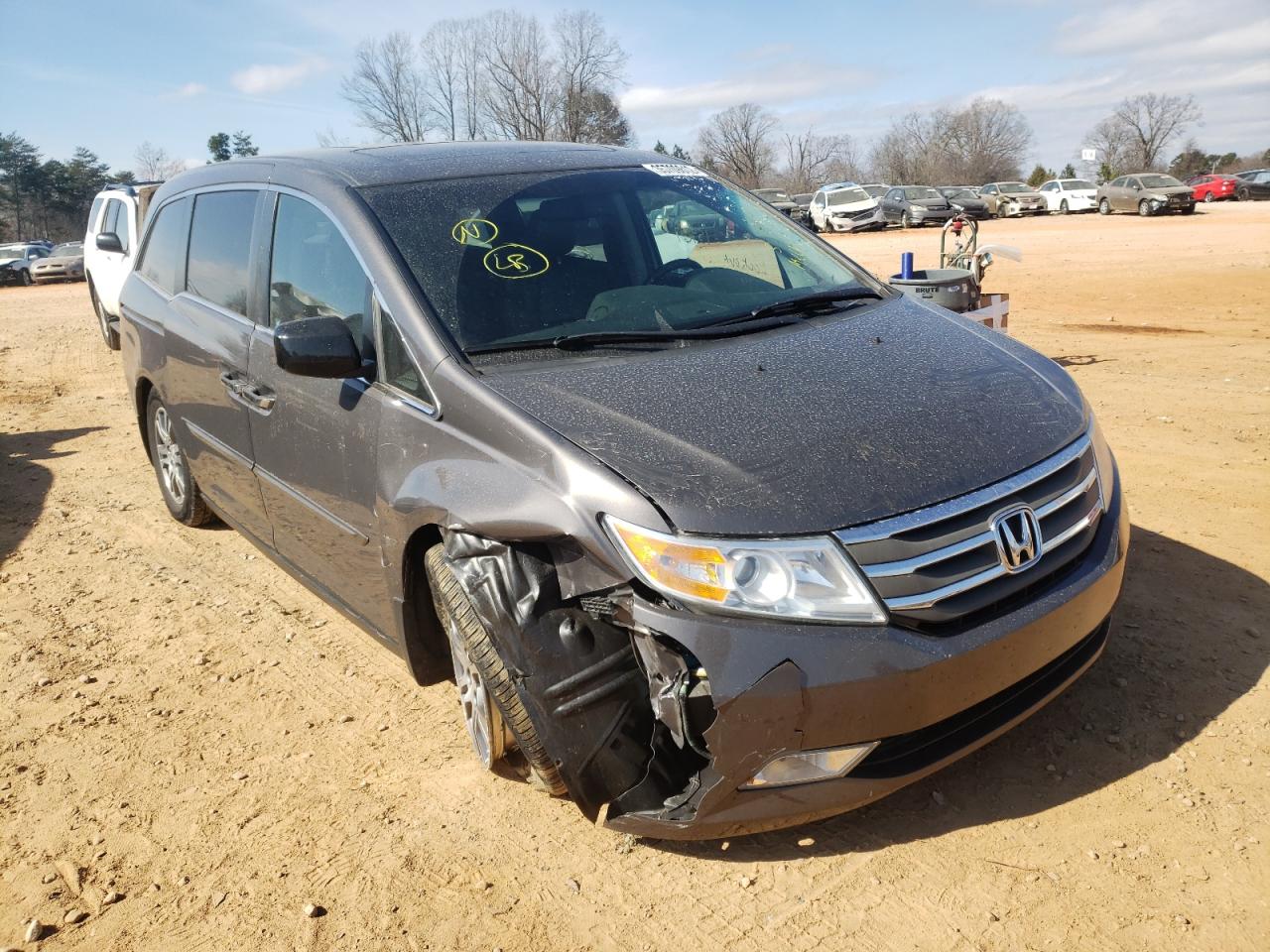 HONDA ODYSSEY EX 2012 with VIN 5FNRL5H66CB067907 - Photo from auction