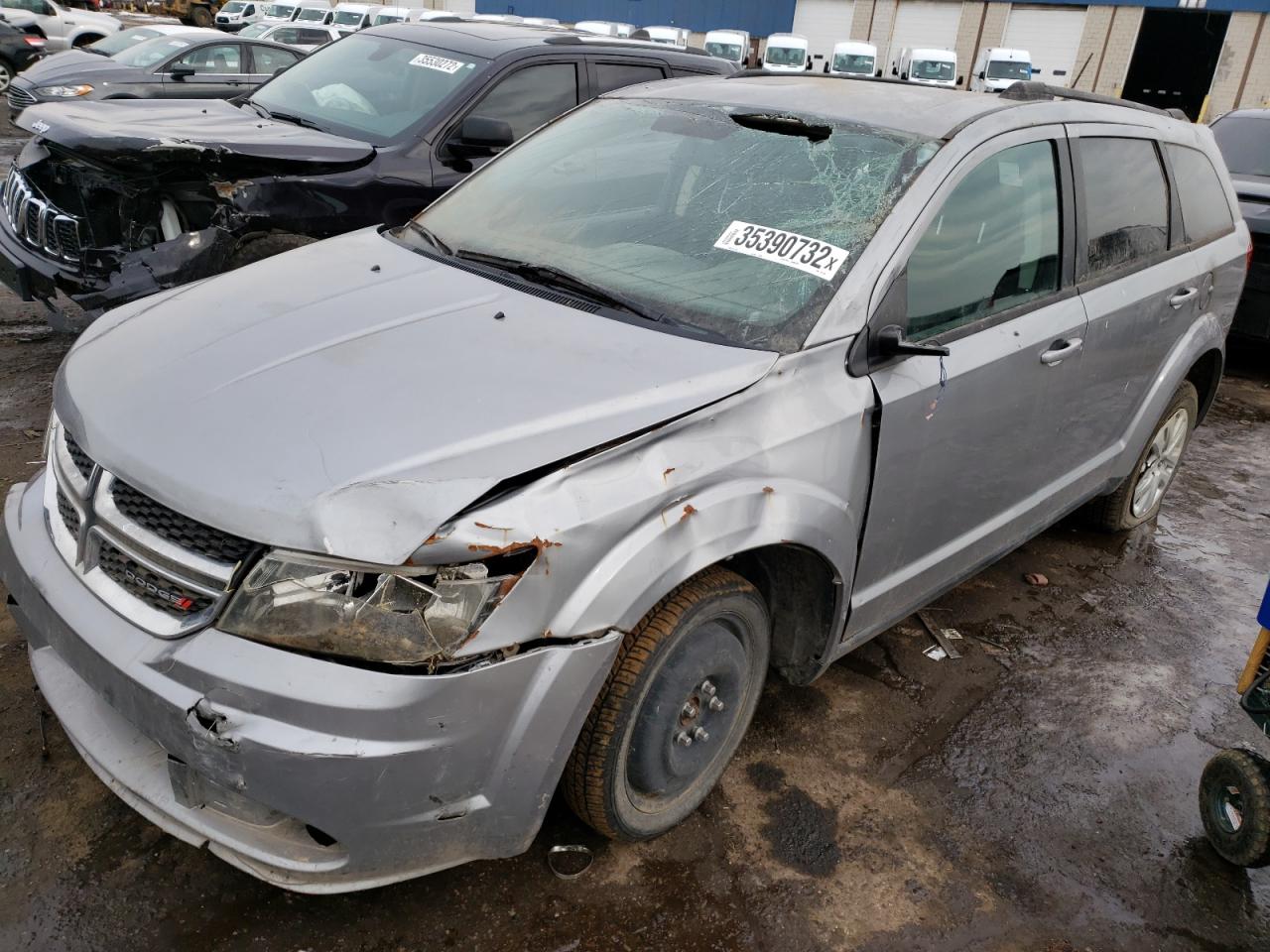 Photo 2 from auction – 2017 DODGE JOURNEY SE with VIN 3C4PDCAB0HT705593