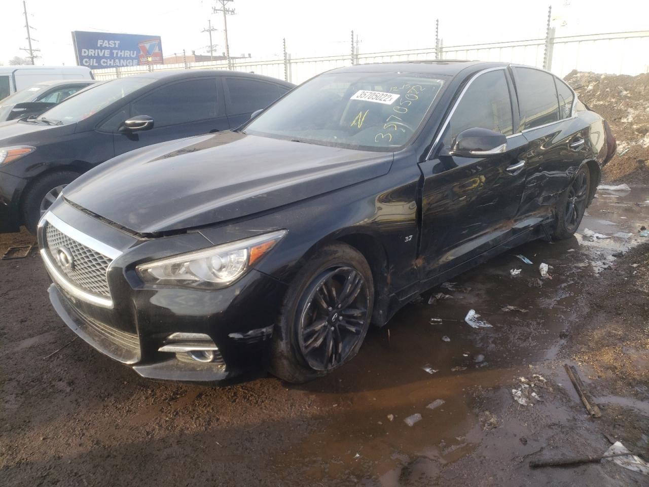 Photo 2 from auction – 2014 INFINITI Q50 BASE with VIN JN1BV7AR5EM704665