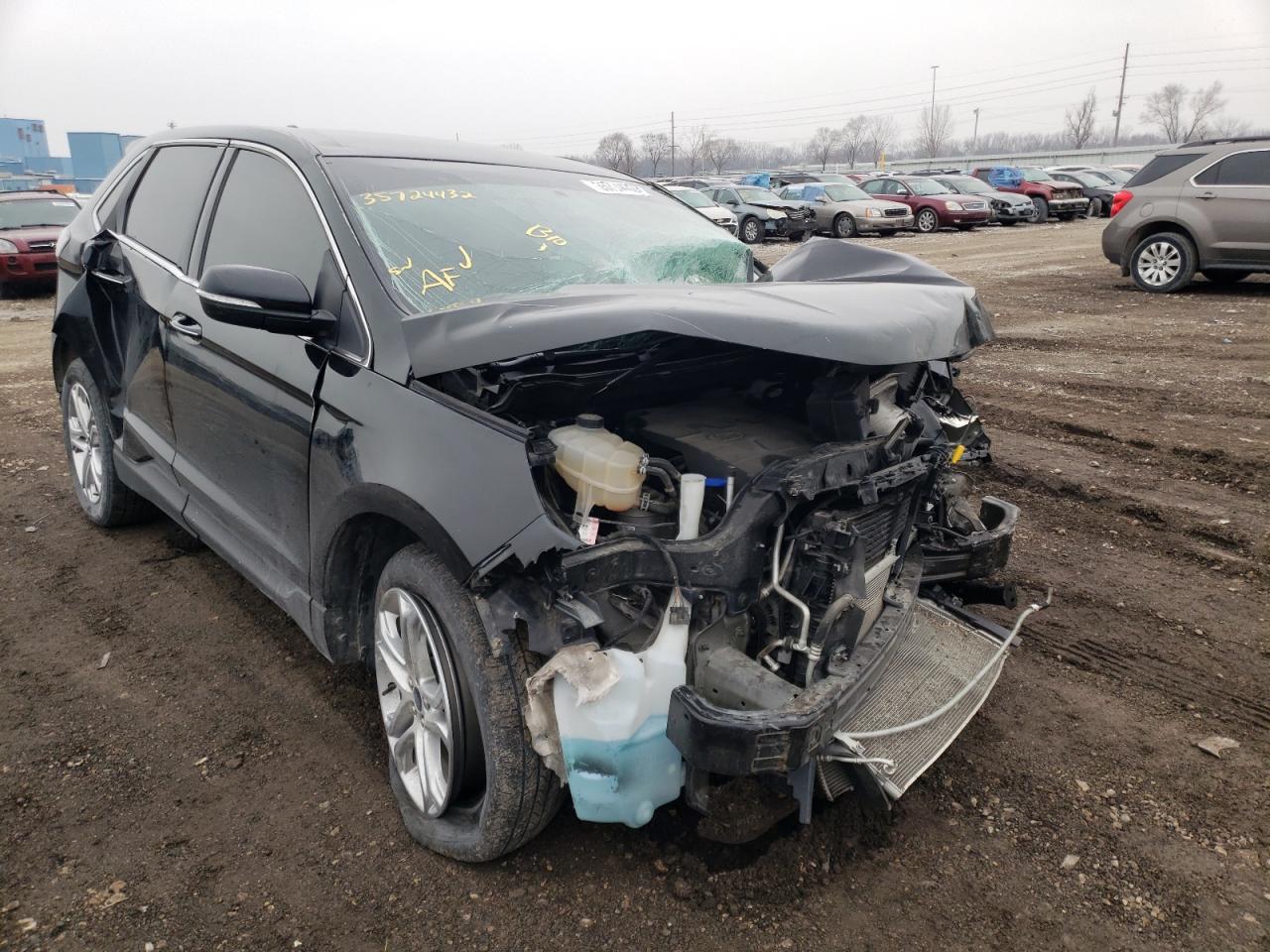 FORD EDGE TITAN 2018 with VIN 2FMPK4K8XJBB88198 - Photo from auction