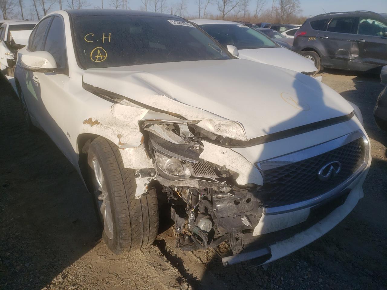 INFINITI Q50 PREMIU 2017 with VIN JN1EV7AR3HM835630 - Photo from auction
