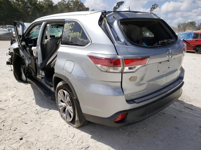 Photo 3 from auction – 2015 TOYOTA HIGHLANDER with VIN 5TDJKRFH7FS161791