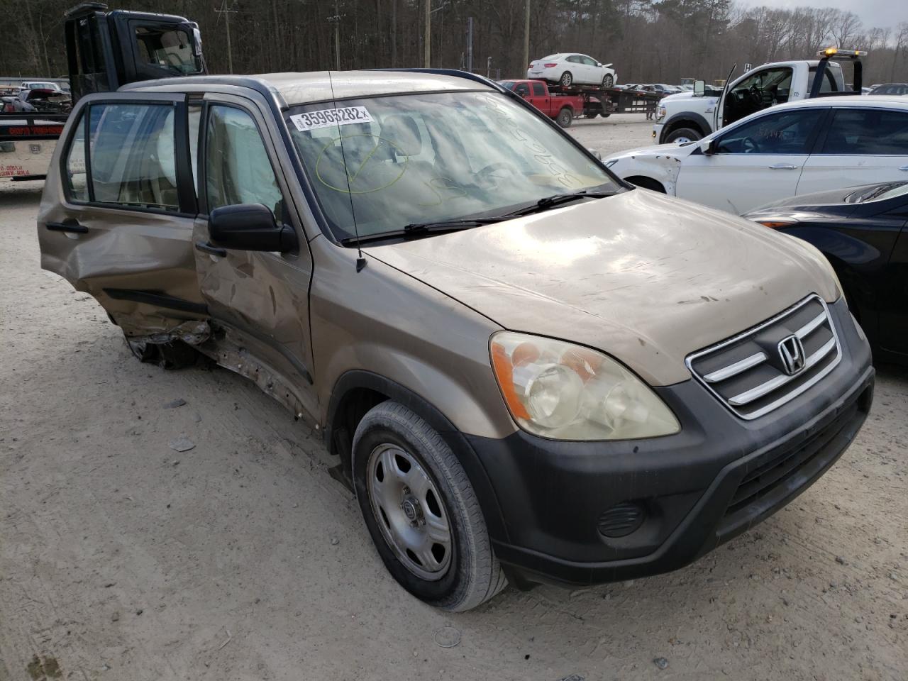 HONDA CR-V LX 2006 with VIN JHLRD78516C047472 - Photo from auction
