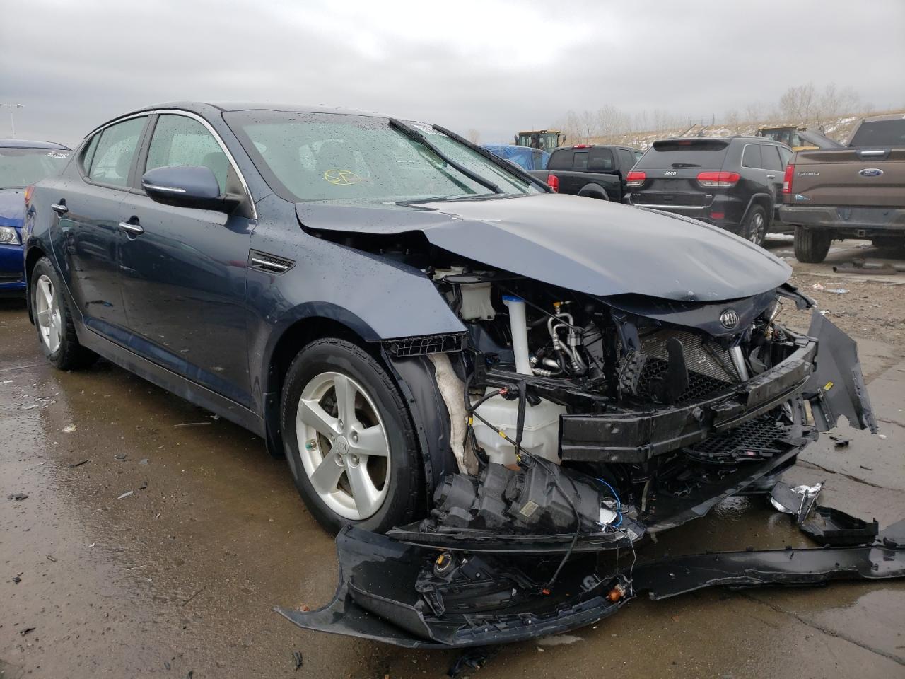KIA OPTIMA LX 2015 with VIN KNAGM4A76F5527362 - Photo from auction