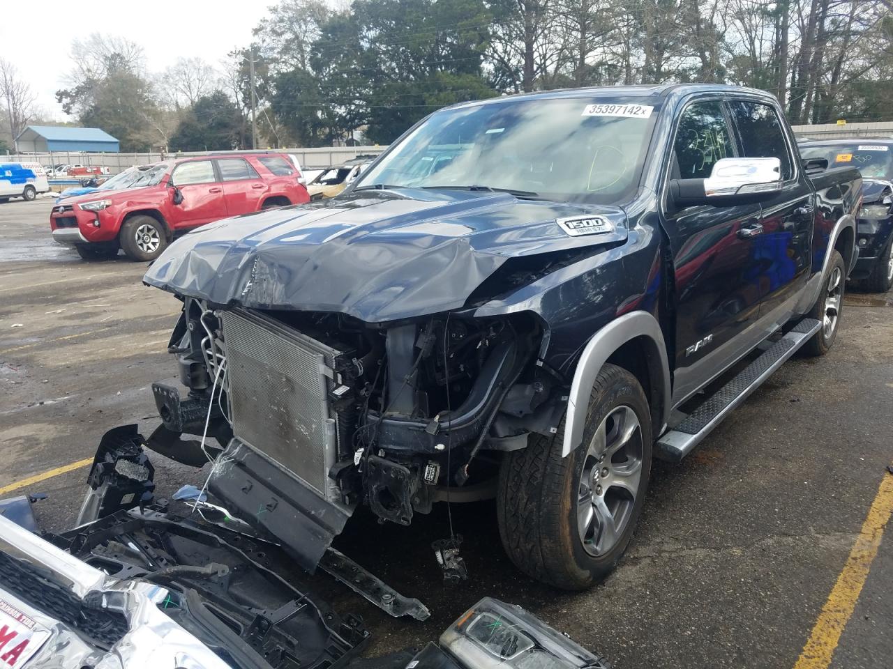 Photo 2 from auction – 2020 RAM 1500 LARAM with VIN 1C6SRFJTXLN393479