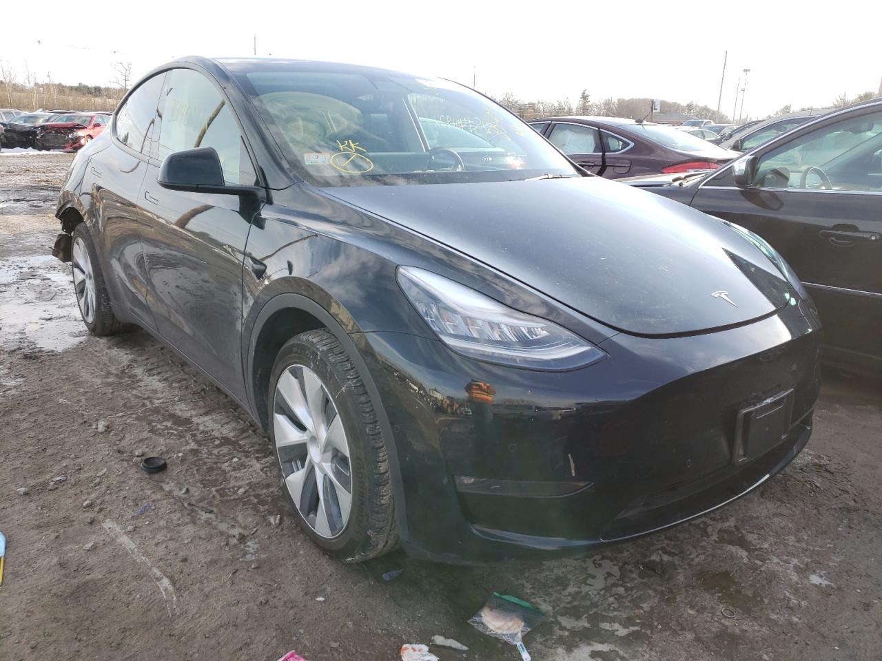 TESLA MODEL Y 2021 with VIN 5YJYGDEE7MF162080 - Photo from auction