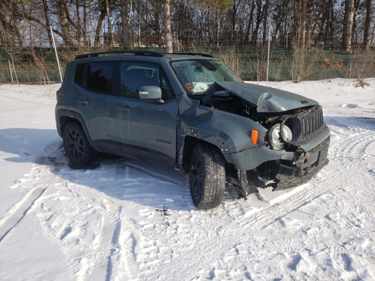 JEEP RENEGADE L 2017 with VIN ZACCJBBB5HPG30686 - Photo from auction