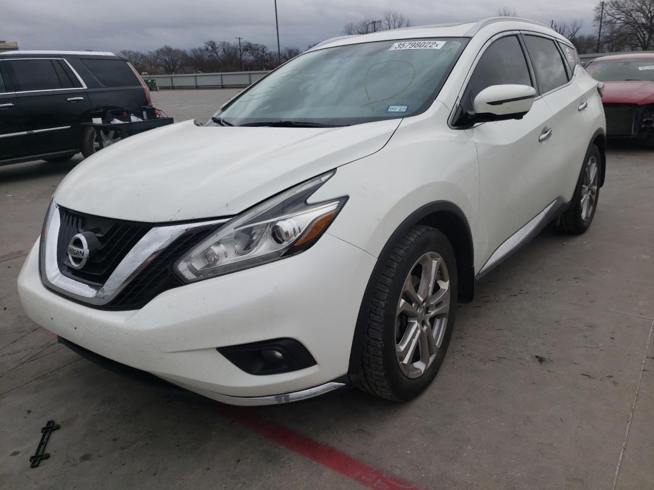 Photo 2 from auction – 2016 NISSAN MURANO S with VIN 5N1AZ2MH4GN156122