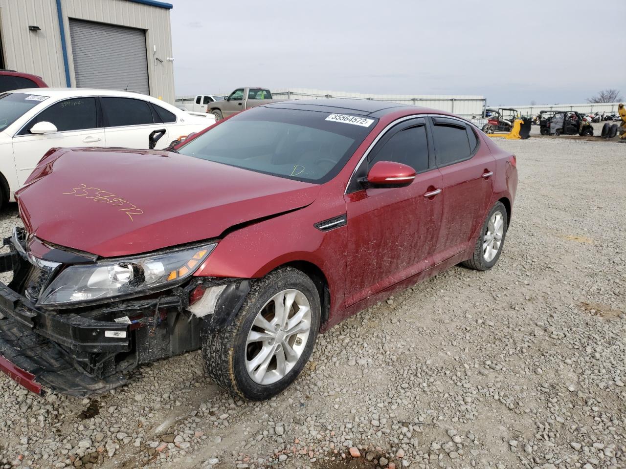 Photo 2 from auction – 2013 KIA OPTIMA EX with VIN 5XXGN4A71DG227270