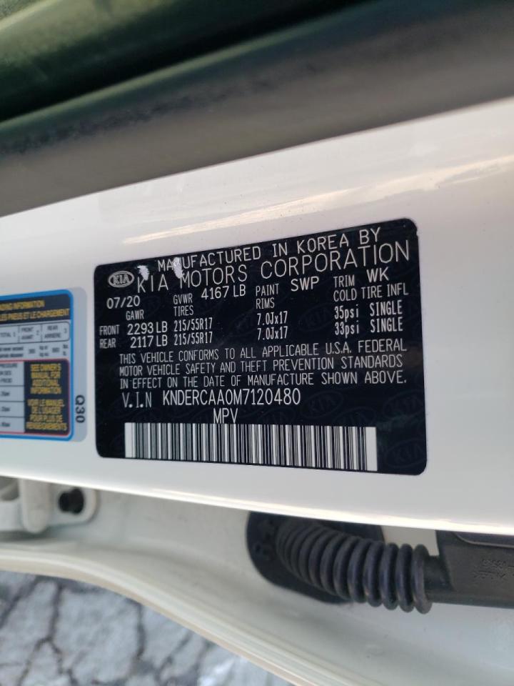 Photo 10 from auction – 2021 KIA SELTOS EX with VIN KNDERCAA0M7120480