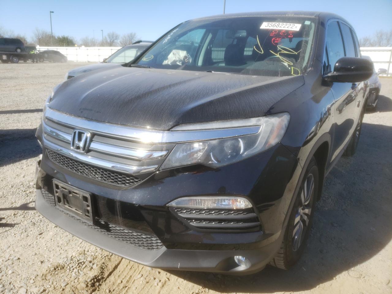 Photo 2 from auction – 2016 HONDA PILOT EXL with VIN 5FNYF5H57GB058486