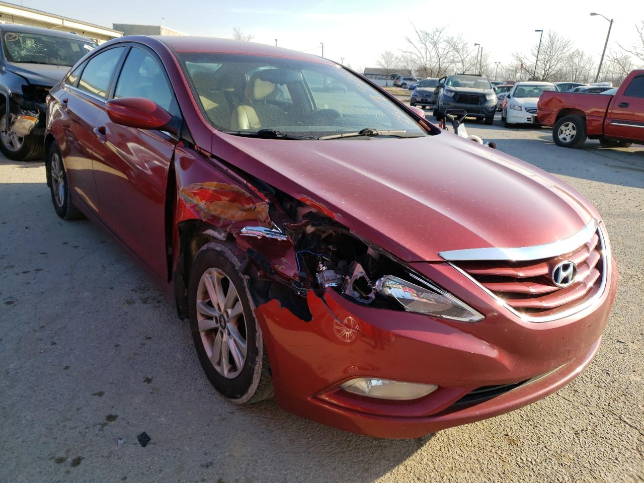 Photo 1 from auction – 2013 HYUNDAI SONATA GLS with VIN 5NPEB4AC7DH506787