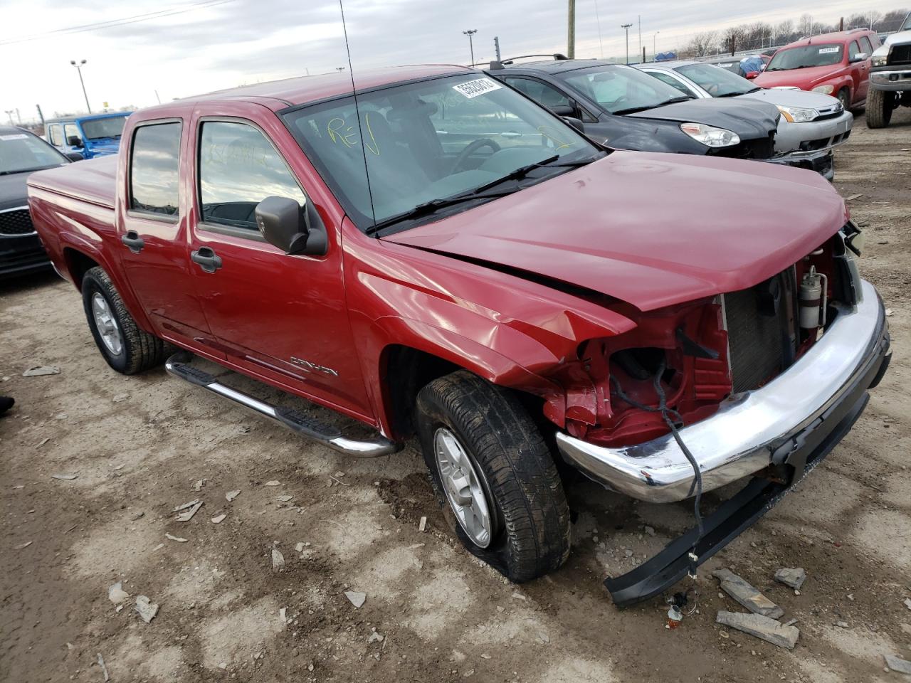 GMC CANYON 2004 with VIN 1GTDT136648111478 - Photo from auction