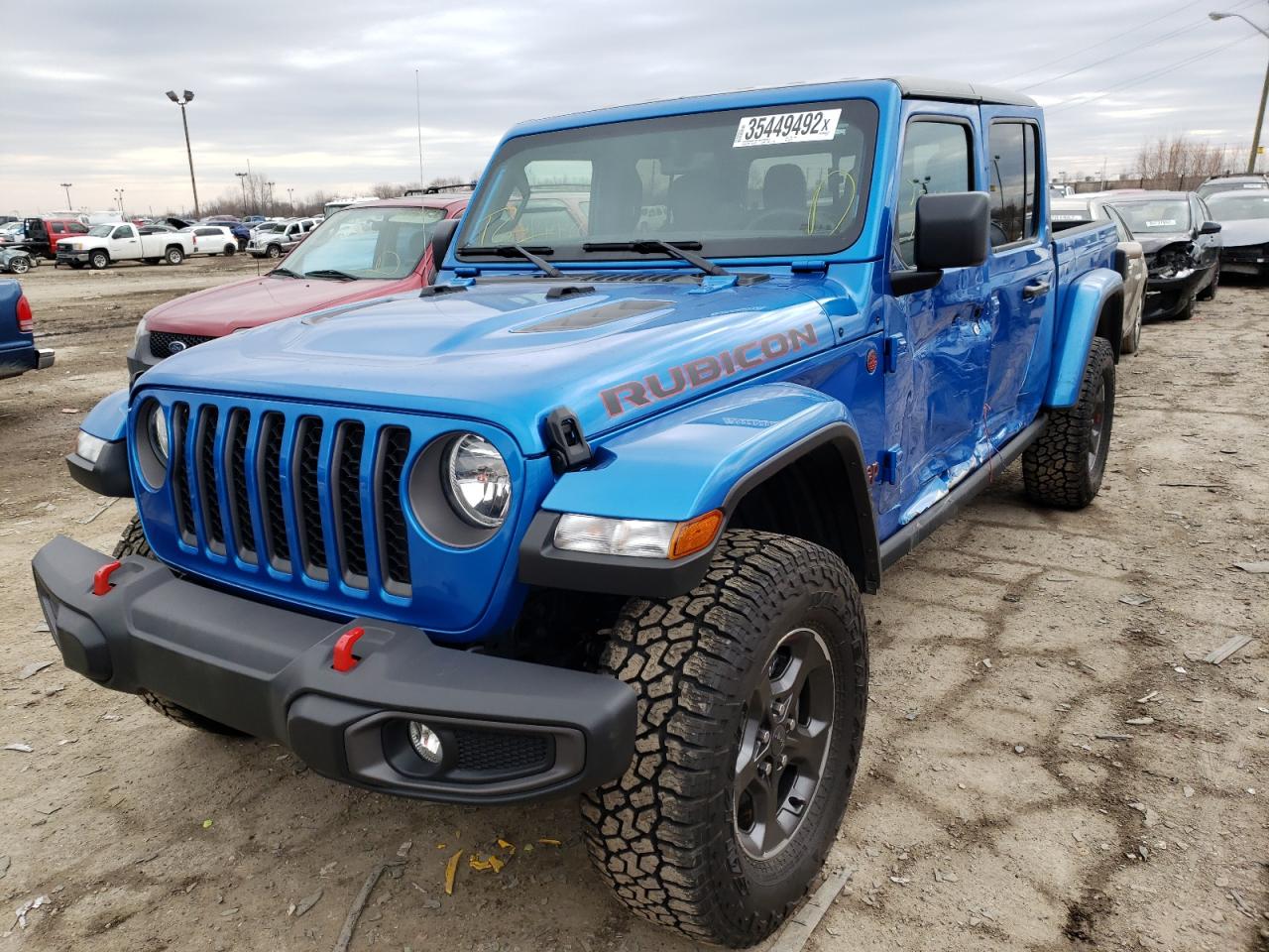 Photo 2 from auction – 2021 JEEP GLADIATOR with VIN 1C6JJTBG7ML607313