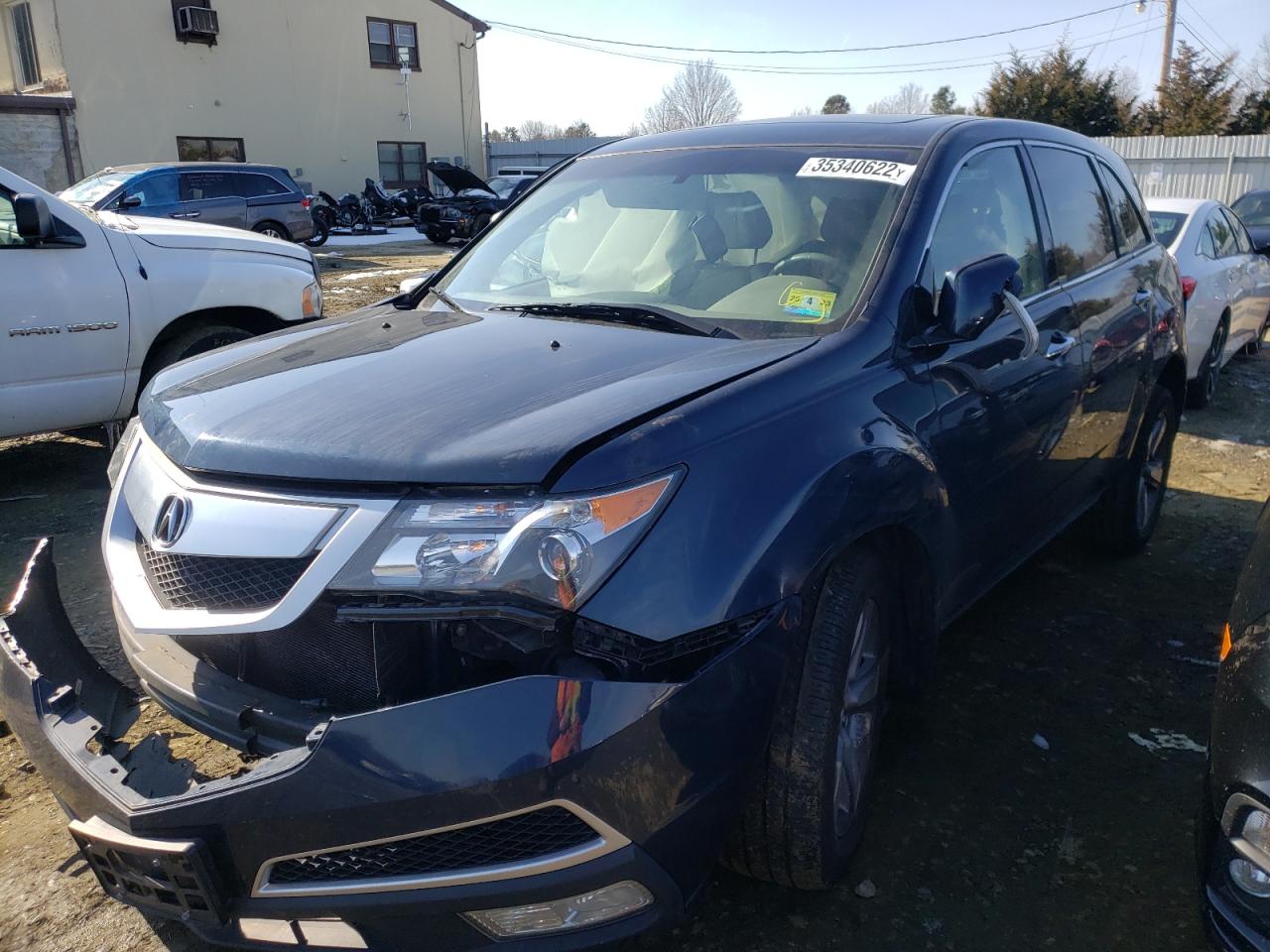 Photo 2 from auction – 2012 ACURA MDX with VIN 2HNYD2H29CH519812