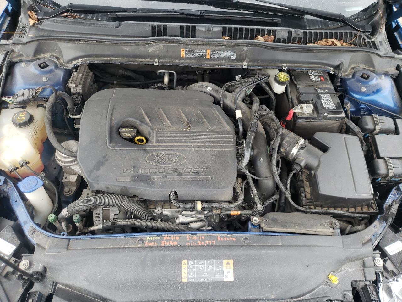 Photo 7 from auction – 2017 FORD FUSION SE with VIN 3FA6P0HD1HR265766