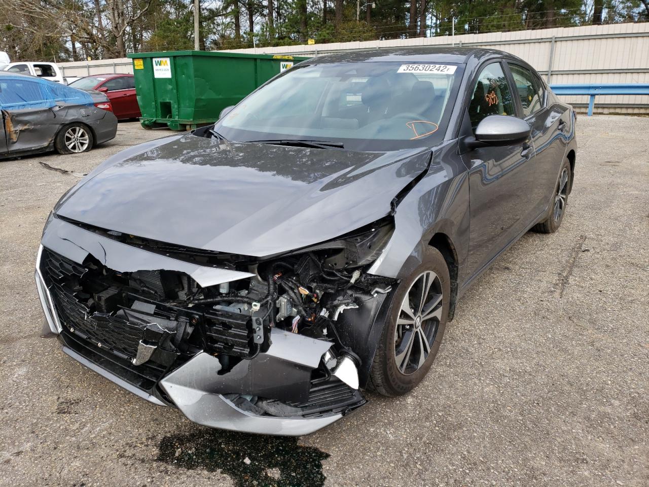 Photo 2 from auction – 2022 NISSAN SENTRA with VIN 3N1AB8CV9NY204087