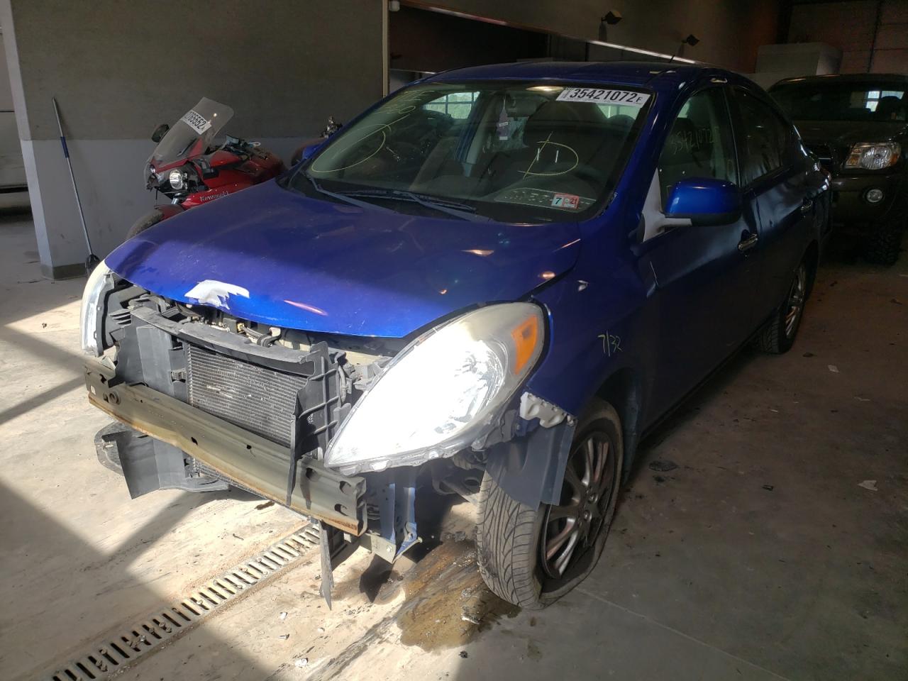 Photo 2 from auction – 2012 NISSAN VERSA S with VIN 3N1CN7AP4CL903202