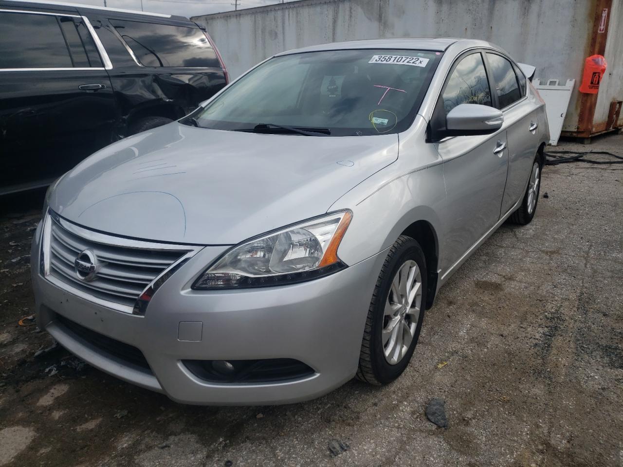 Photo 2 from auction – 2015 NISSAN SENTRA S with VIN 3N1AB7AP1FY286803