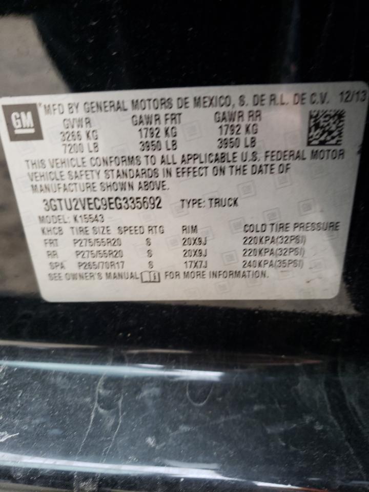 Photo 10 from auction – 2014 GMC SIERRA 150 with VIN 3GTU2VEC9EG335692