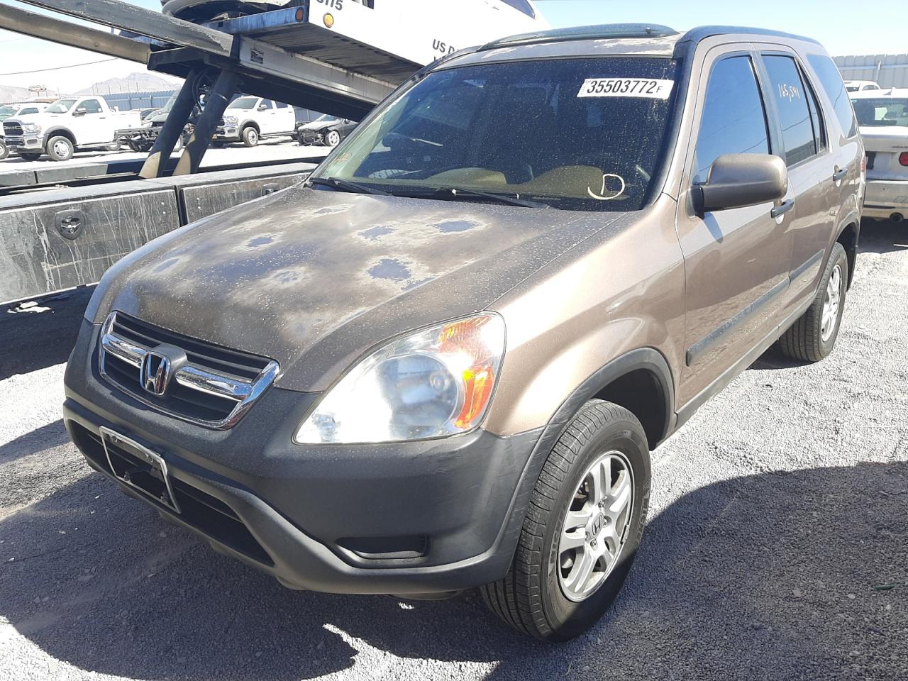 Photo 2 from auction – 2002 HONDA CR-V EX with VIN JHLRD78892C093670