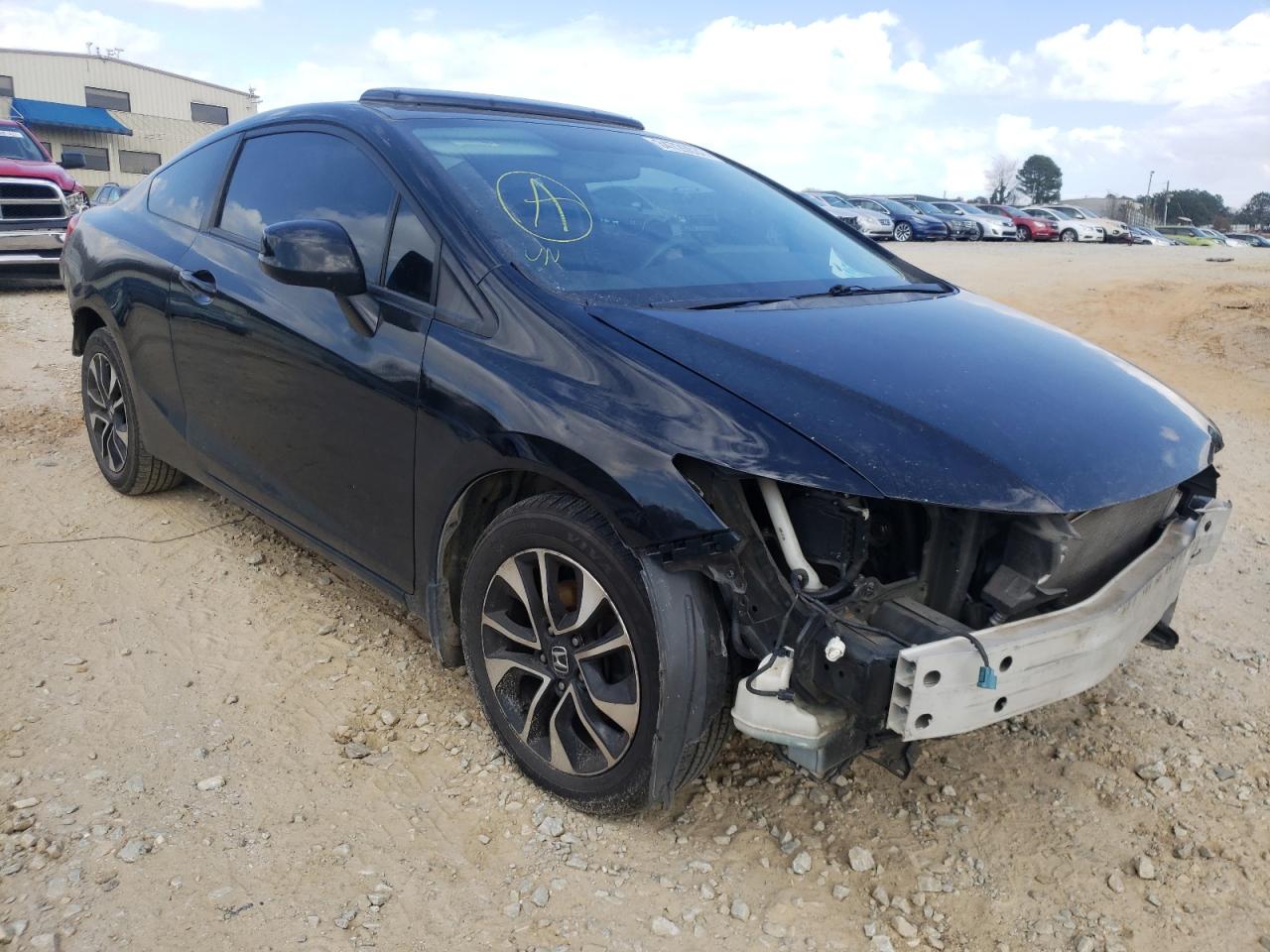 HONDA CIVIC EX 2013 with VIN 2HGFG3B80DH519630 - Photo from auction